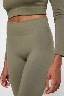 Leggings Compridas Com Cintura Subida