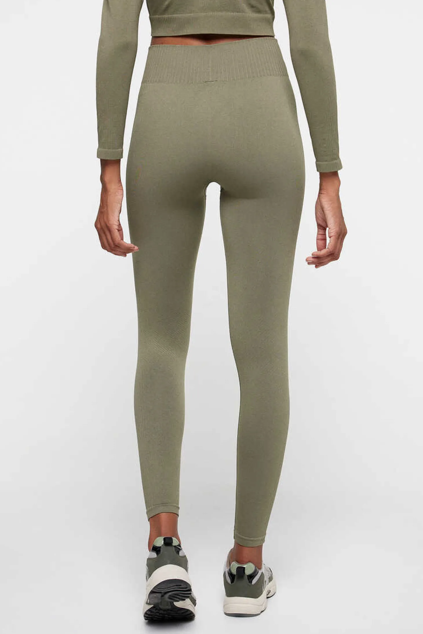 Leggings Compridas Com Cintura Subida