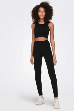 Leggings Compridas Elasticas Caneladas