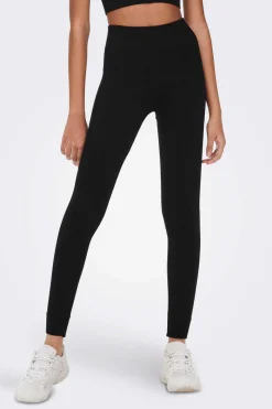 Leggings Compridas Elasticas Caneladas