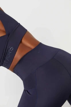 Leggings Crop Cintura Cruzada 4D Stretch