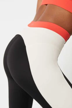 Leggings Crop Color Block 4D Stretch