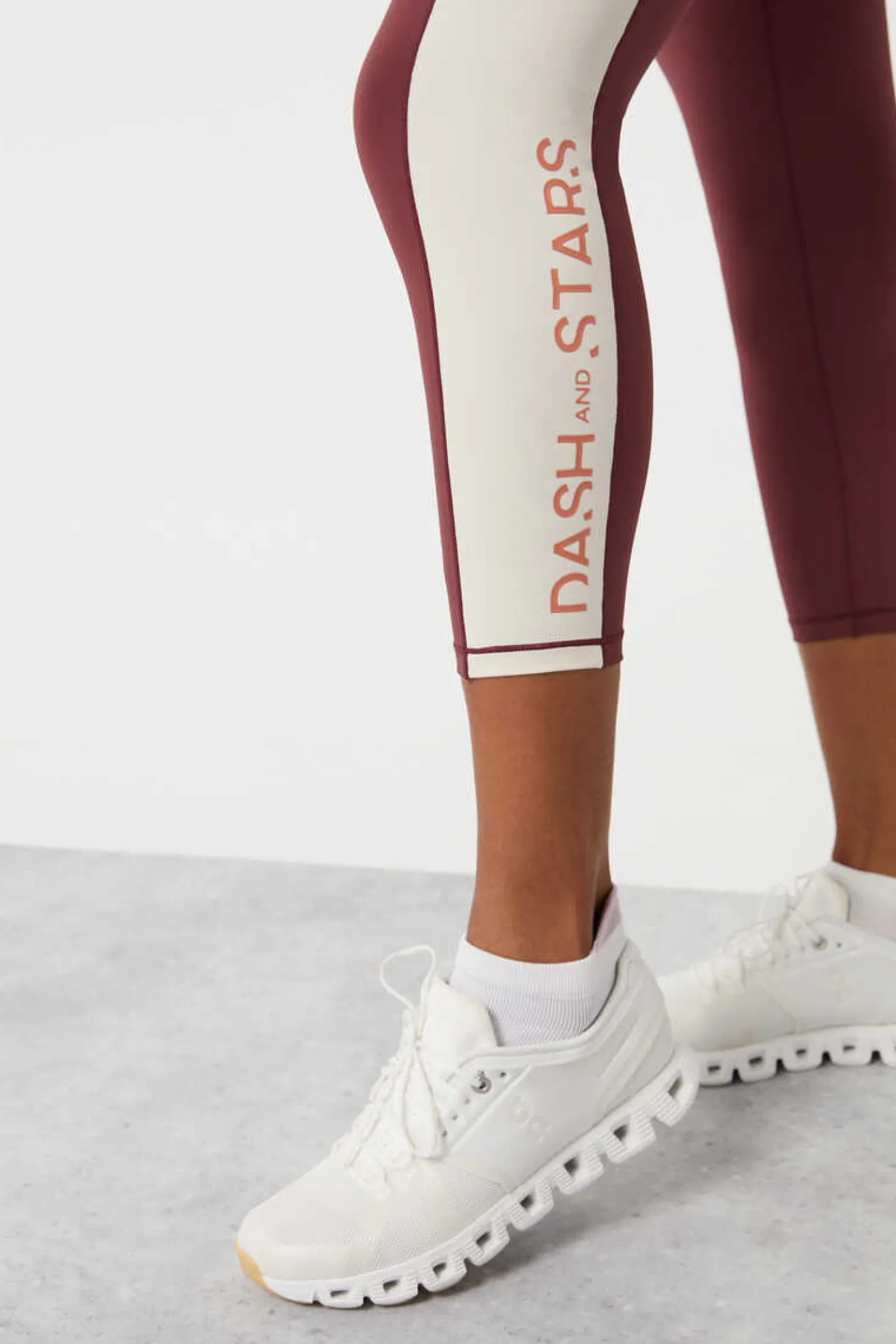 Leggings Crop Color Block Grena 4D Stretch