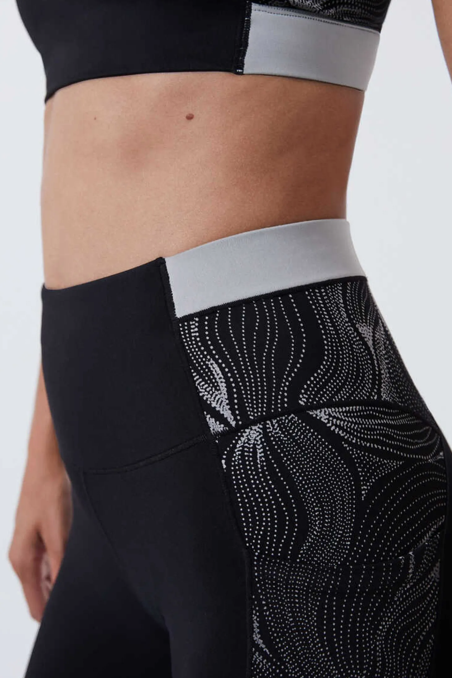 Leggings Crop Refletoras 4D Stretch