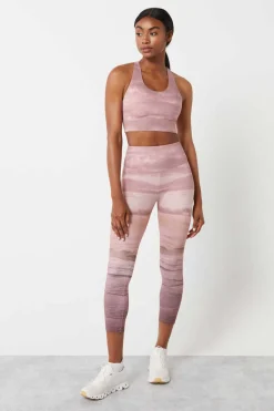 Leggings Crop Sunset 4D Stretch