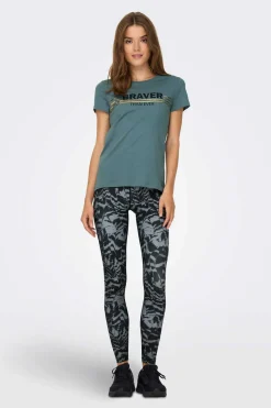 Leggings Desportivas Com Estampado