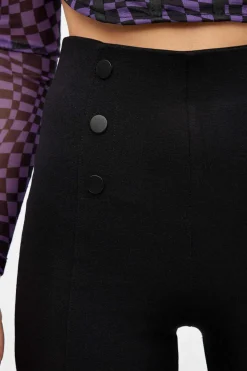 Leggings High Waist Botoes