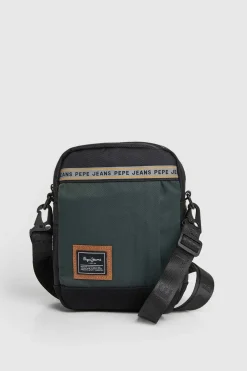 Mala De Tiracolo Tecido Combinado