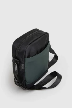 Mala De Tiracolo Tecido Combinado