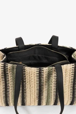 Mala Shopper Efeito Palha