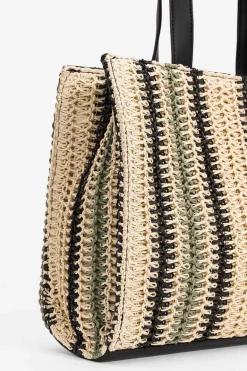 Mala Shopper Efeito Palha