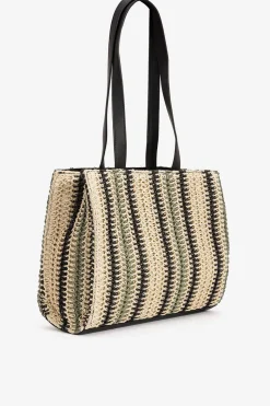 Mala Shopper Efeito Palha