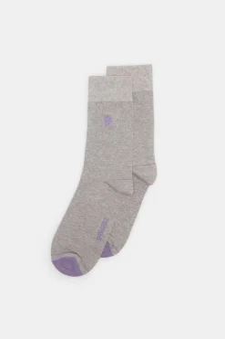 Meia Basica Logo Bordado