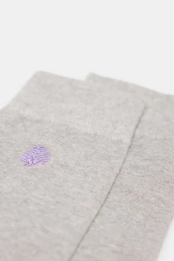 Meia Basica Logo Bordado