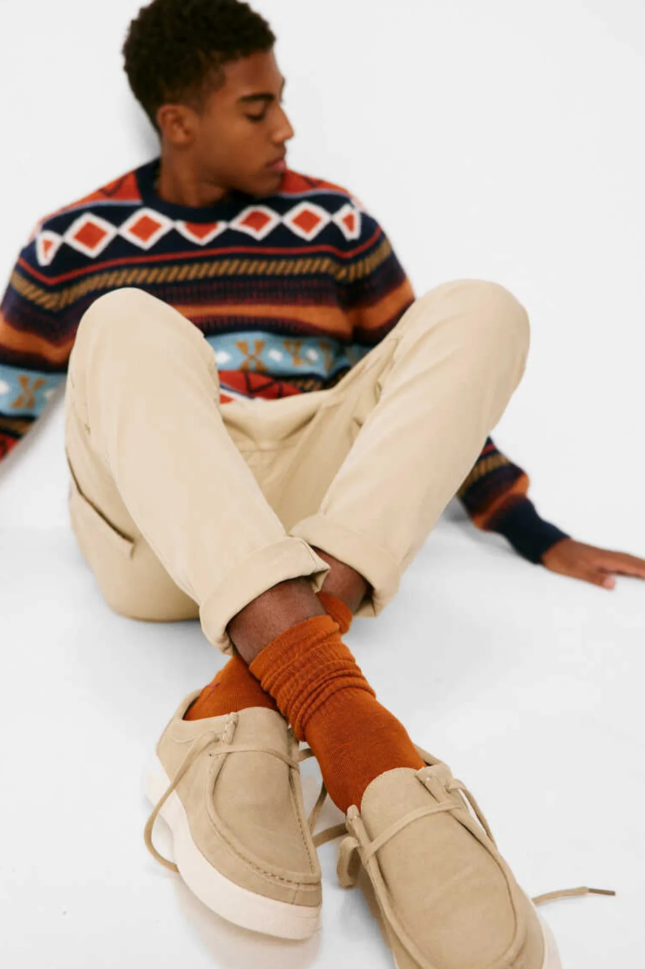 Meia Canelada Basica