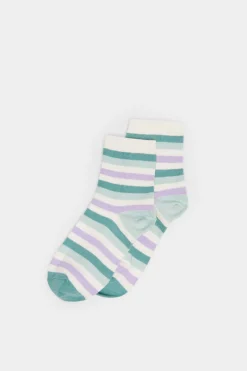 Meia Canelado Riscas