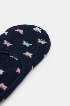 Meia Invisivel Borboletas