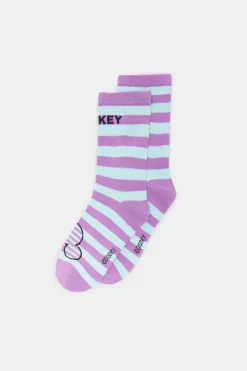 Meia Soquete Mickey Riscas