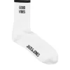 Meias Altas De Tenis Print Good Vibes
