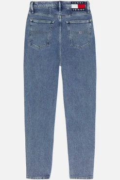 Mom Jean De Cintura Subida E Tapered Fit