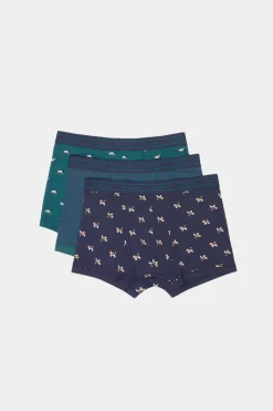 Pack 3 Boxers Algodao Caes E Gatos