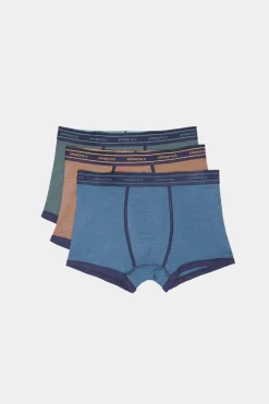 Pack 3 Boxers Algodao Microrriscas