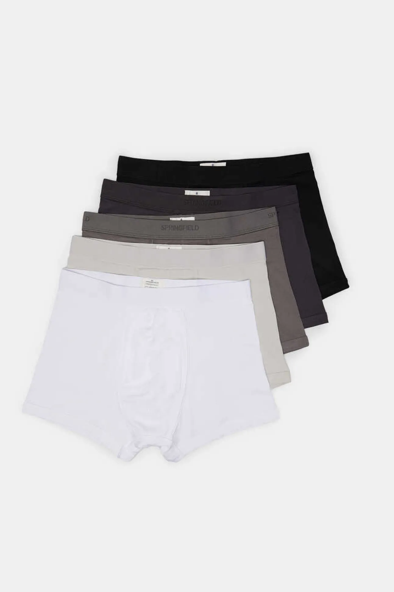 Pack 5 Boxers Basico Algodao