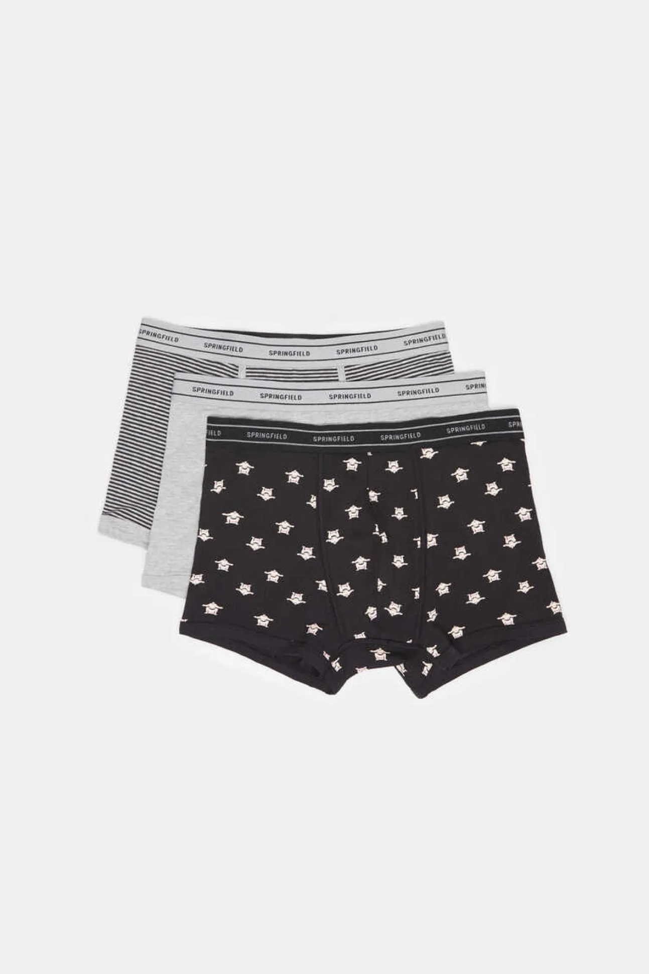 Pack 3 Boxers De Algodao Estampado Sumo
