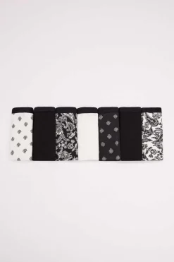 Pack 7 Cuecas Algodao Branco E