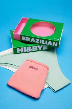 Pack 3 Cuecas Brasileiras Multicoloridas: Rosa, Verde, Branco