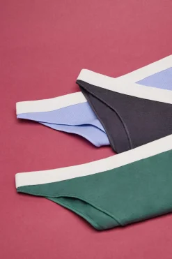 Pack 3 Cuecas Brasileiras Multicoloridas: , Lilas, Cinzento