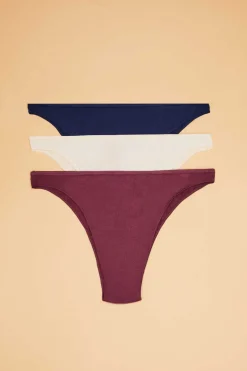 Pack 3 Cuecas Brasileiras Multicoloridas: Preto, Bordo, Amarelo