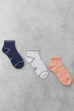 Pack 3 Meias Curtas Algodao
