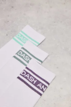 Pack 3 Meias Logo Contraste