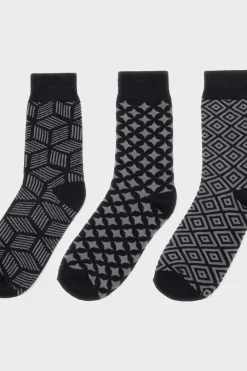Pack 3 Meias Soquetes Homem