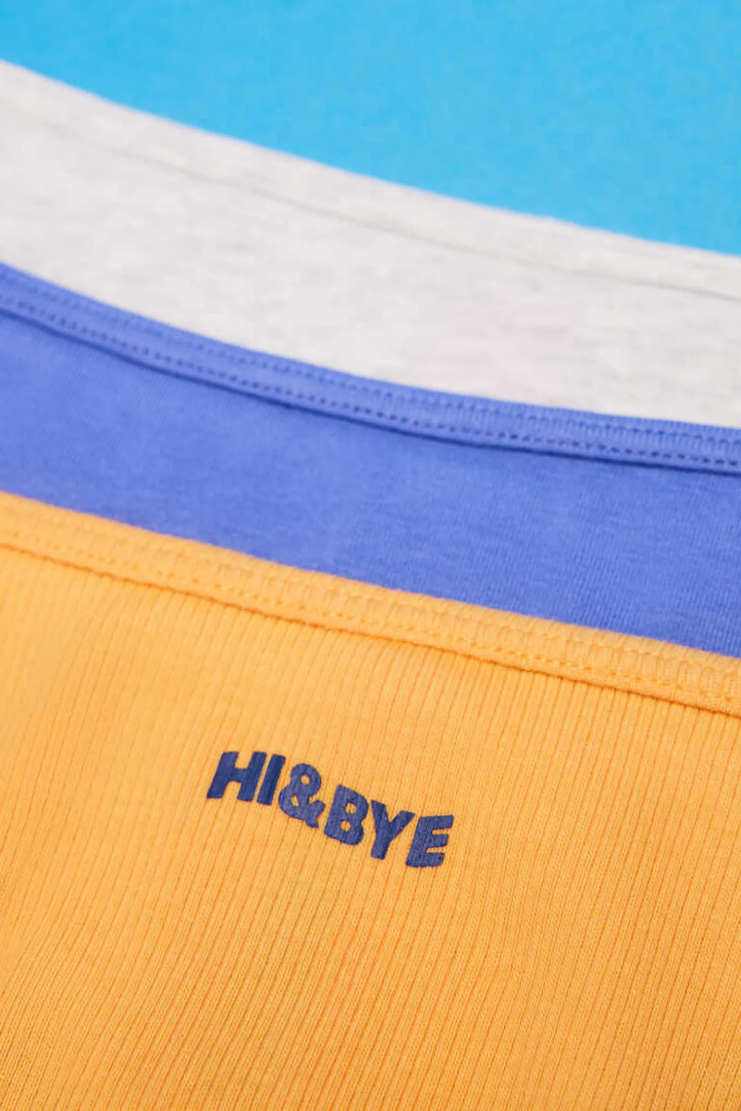 Pack 3 Tangas Multicoloridas: Lilas, Cor De Laranja, Cinzento