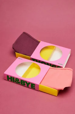 Pack 3 Tangas Multicoloridas: Rosa, Lilas, Bordo