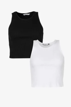 Pack 2 Tops Canelados