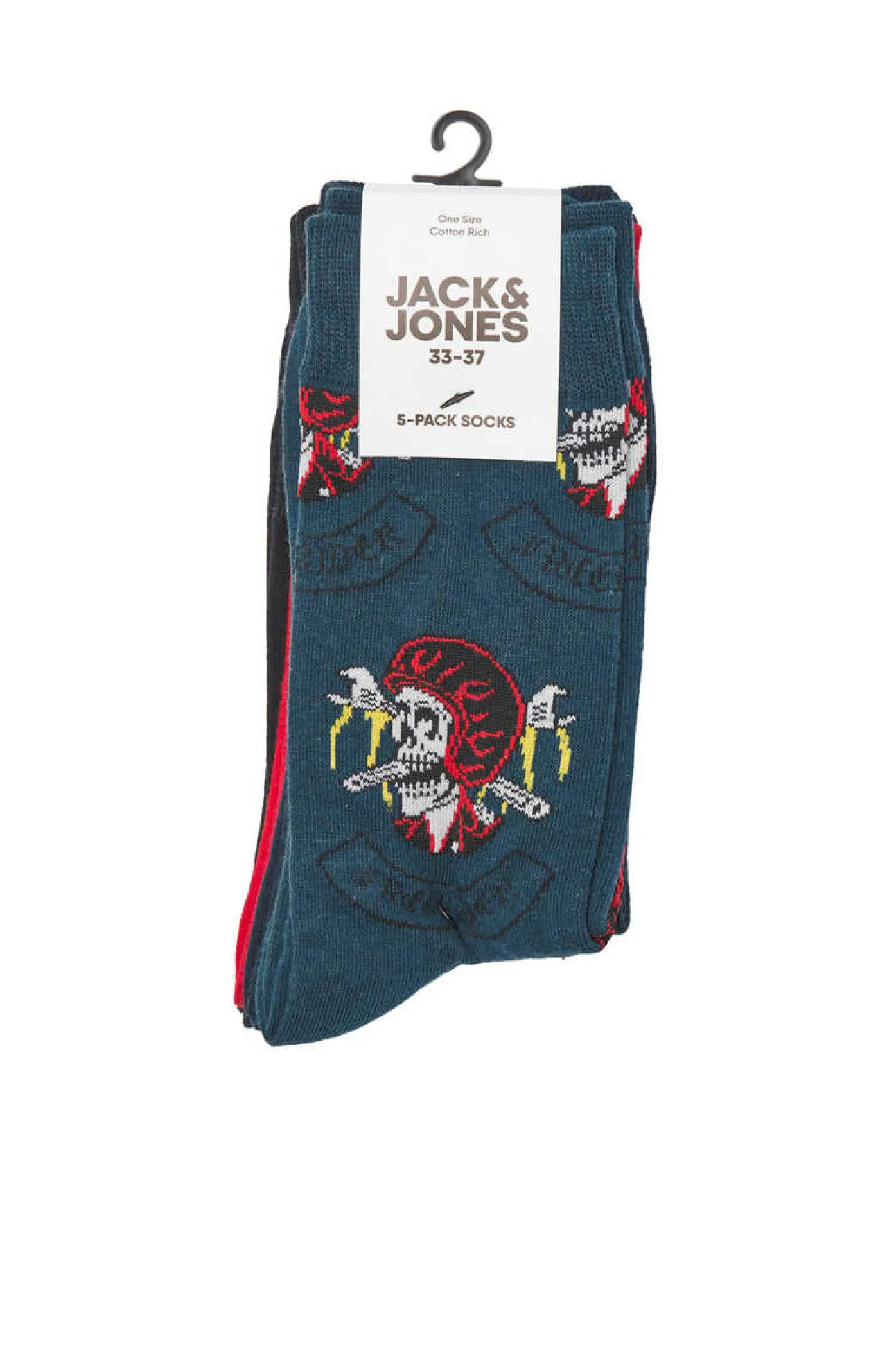 Pack De 5 Meias Altas Print Caveiras