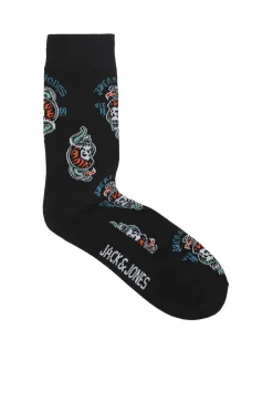 Pack De 5 Meias Altas Print Caveiras