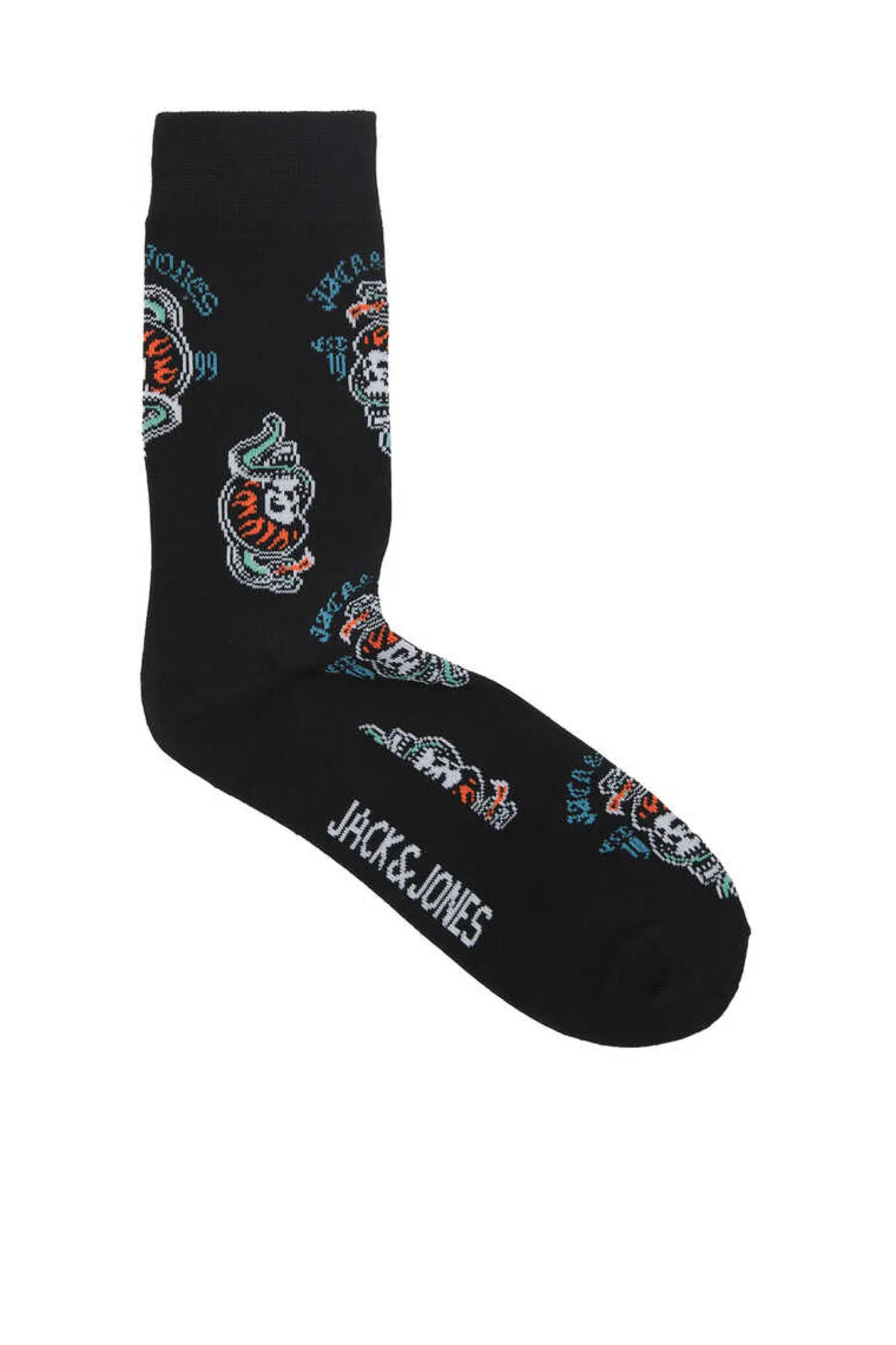 Pack De 5 Meias Altas Print Caveiras