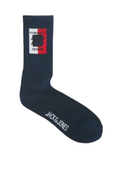 Pack De 5 Meias Altas Print Logo