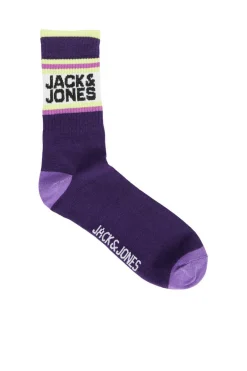 Pack De 5 Meias Altas Print Desportivo De Riscas