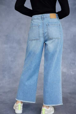 Pantalon Vaquero Palazzo