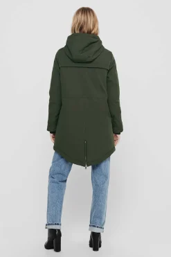 Parka 3/4 Taschen Mit Kapuze