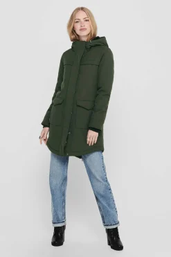 Parka 3/4 Taschen Mit Kapuze