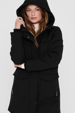 Parka 3/4 Taschen Mit Kapuze