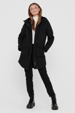 Parka 3/4 Taschen Mit Kapuze