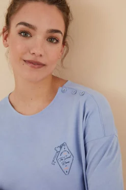 Pijama 100% Algodao Patchwork Flores