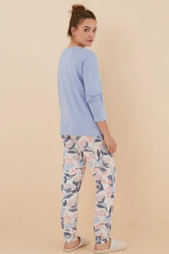 Pijama 100% Algodao Patchwork Flores